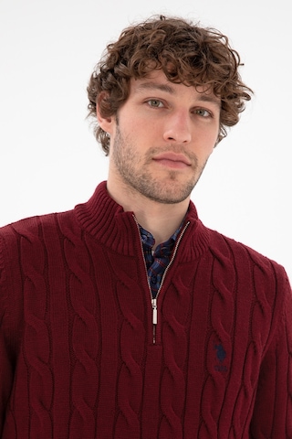 U.s. Polo Assn. Erkek Bordo Kazak /triko 50297020-vr014 Bordo