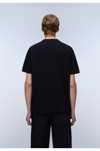 Napapijri S-box Logo Ss 1 Erkek T-shirt-31969 Siyah