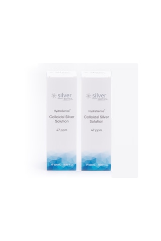 Silverbiotics 47PPM Hydrasense Kolloidal Gümüş Suyu 2 x 500 ML