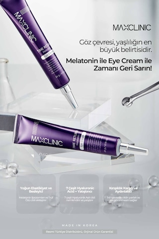 Maxclınıc Hyalüronik Yorgunluk Time Return Eye Cream