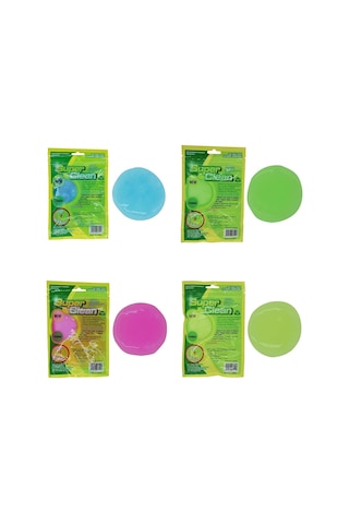 Dizüstü Bilgisayar Klavyesi, Bilgisayar, Araba İçin 4 Adet Çok Renkli Temizleme Jeli