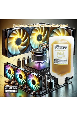 Ropcomp Cpufanoil Cpu Fan Mili Yağı Cp50