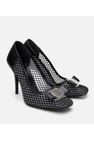 Hotiç Kadın Siyah Fileli Stiletto 01ayh308790a100 Siyah-black Siyah
