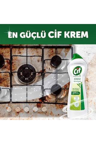 Cif Krem Amonyaklı Yüzey Temizleyici 3 x 750 ML