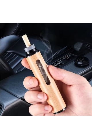 Taşınabilir Araç Ofis İçin Sigara Küllüğü Araç İçi Küllük Ahşap Kül Tablası