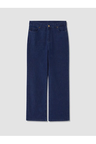 Lcw Curve İndigo Büyük Beden Straight Fit Kadın Jean Pantolon