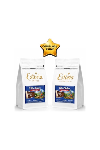 Estoria Coffee Costa Rica Filtre Kahve %100 Arabica Dengeli İçim Orta Kavrum Öğütülmüş 2 x 250 G