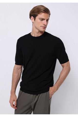 Colins Regular Fit Erkek Siyah Kazak Cl1076168 Q1.v1 Blk Siyah