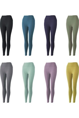 Gajeena Kadınlar İçin Yüksek Bel, Şekillendirici Ve Hızlı Kuruyan Yoga Pantolonu - Siyah SiYAH