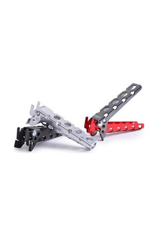 Bloomnest Çok Renkli Alüminyum Tencere Kelepçesi Tava Taşıyıcı Tutacağı Pişirme Kamp Mutfak Eşyası Çok Renkli