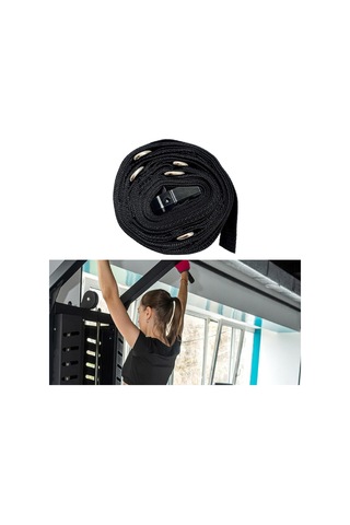 Suntek Evde Fitness Yoga Esnetme Için Direnç Bantları 5.1m Siyah