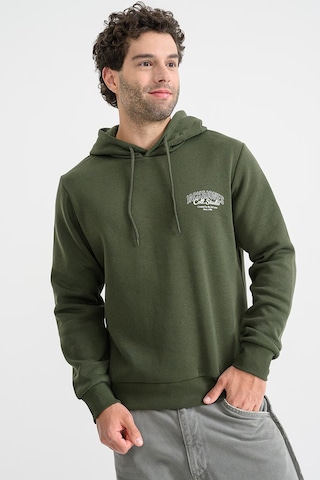 Jack & Jones Erkek Sweat 12278606 Koyu Yeşil Koyu Yeşil