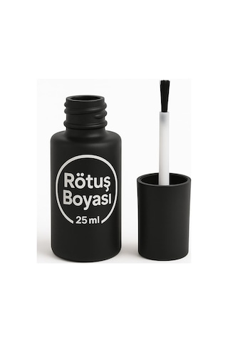 Ayrex Piano Black Parlak Siyah Rötuş Boyası Fırçalı Set 25ml