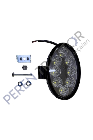 Ll0024 Oval 8 Li Led Lamba 12-24v / Bütün Traktörlere Uyumlu
