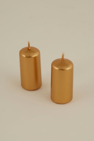 Karaca Home Sütun Mum Gold