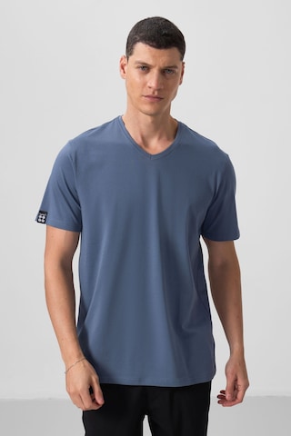 Tommylife Tommy Life Petrol Basic Kısa Kol Standart Kalıp V Yaka Erkek T-shirt - 87912 PETROL