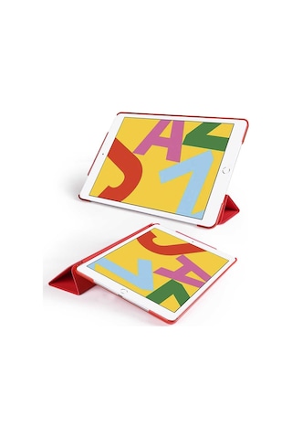 Apple iPad Uyumlu 10.2" 8.nesil Fuchsia Smart Cover Standlı 1-1 Kılıf Kapaklı Kılıf