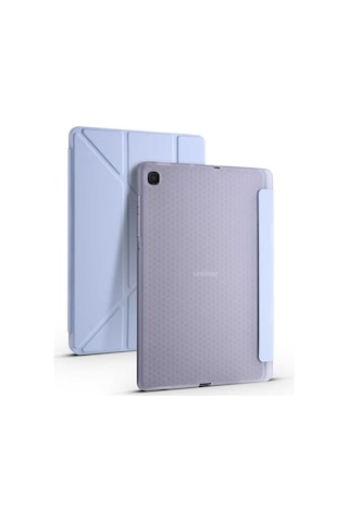 Galaxy Uyumlu Tab S6 Lite P610 Kılıf Zore Tri Folding Smart With Pen Standlı Kılıf