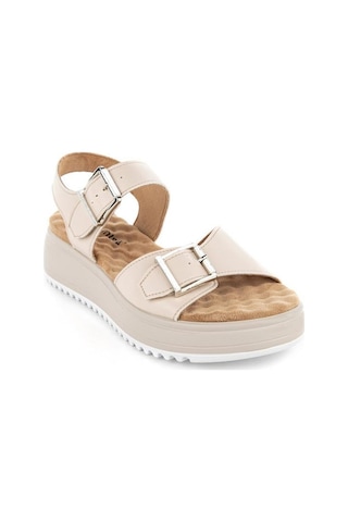 Muya Beebi 34213-045 Anatomik Taban Kadın Sandalet Krem 36-40 001