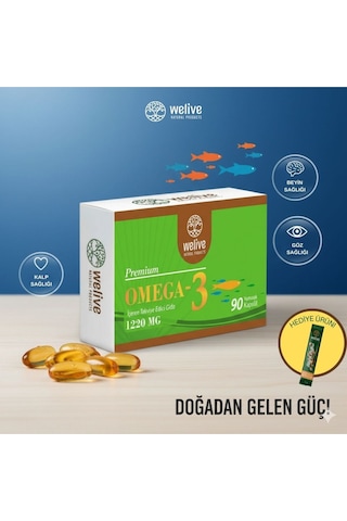 Omega 3 Balık Yağı 90 Yumuşak Kapsül
