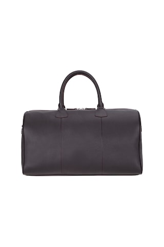 Bloominbag Bloomvoyager Cognac Clay Hakiki Deri Seyahat Çantası Unisex Hafta Sonu Duffle Seyahat Çantası Kahverengi - Koyu Kahverengi