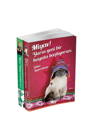 Miyav! 2 Kitaplık Romantik Komedi Seti - Aşk Dostluk ve Kediler & Gilles Legardinier