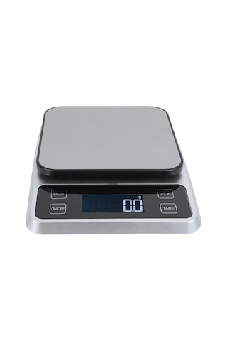 Jms Çok Fonksiyonlu Paslanmaz Çelik Dijital Mutfak Terazisi Gümüş