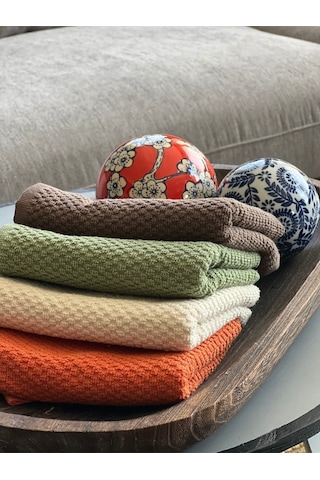 Plumehome 4 Lü Renkli El Havlusu Seti 30x50 Cm %100 Pamuk, Çeyizlik, Misafir, Mutfak, Hediyelik Diğer