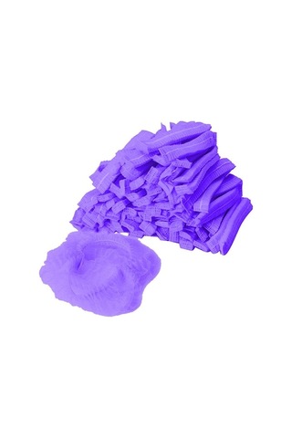 Trendooze Toz Tek Mor Kullanımlık Geçirmez File Dokumasız Bone Adet 100 Qn