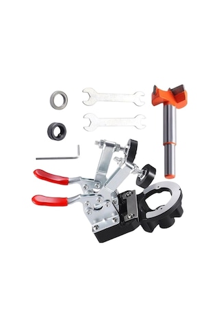 Danrimaoyi Ev Marangoz Için Menteşe Deliği Bulucu Jig 35mm Açık