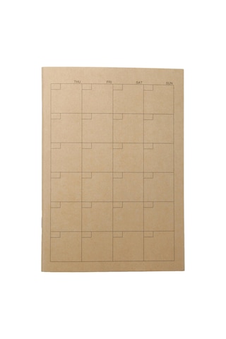 Muji Aylık Planlayıcı- Montly Planner Krem