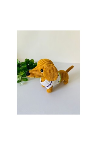 Adenya Sepeti Amigurumi Sosis Köpek Sarı
