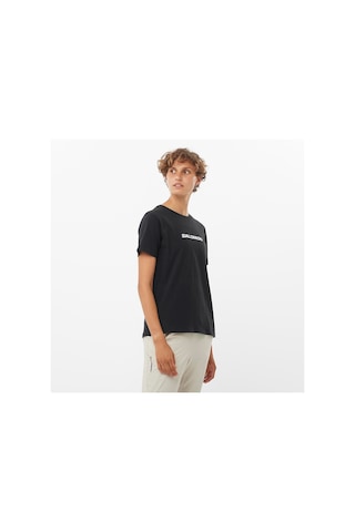 Salomon Logo Ss Tee W Deep Black// T-shırt Lc2217700 001