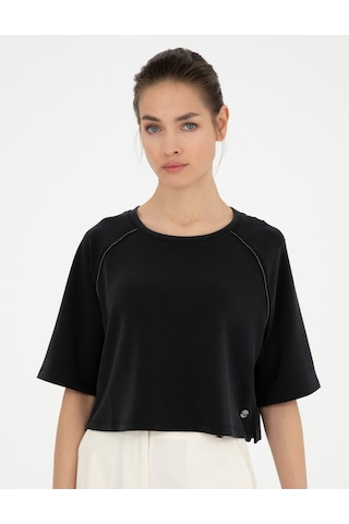 Pierre Cardin Kadın Siyah Sweatshirt 50284069-vr046 Siyah