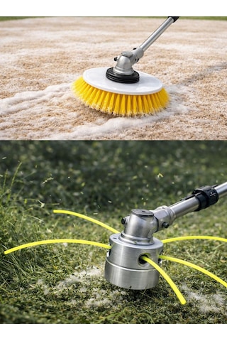 Eisenn German Waldkraft-15 9500 Pro Yan Tırpan + Akrobat Çapalama + Toprak Eşeleme 15 Parça Full Set