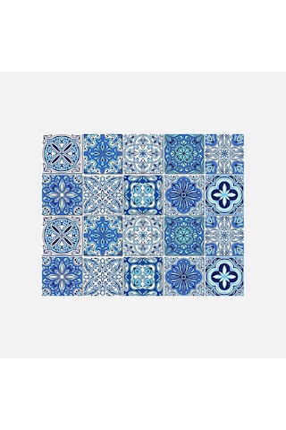 Tink Mavilim Desenli Pvc Karo Diğer