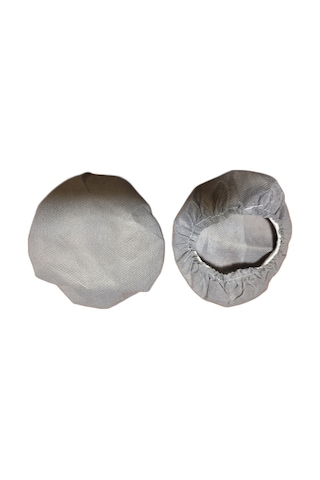 White Guard 50'lik Pakette 5 Cm S Gri Tek Kullanımlık Kulaklık Bonesi,kullan At Kulaklık Kılıfı