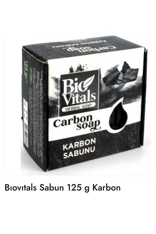 Biovitals Sabun 125 G Çeşitleri Karbon