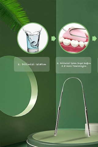 Curafloss Çelik Dil Temizleyici