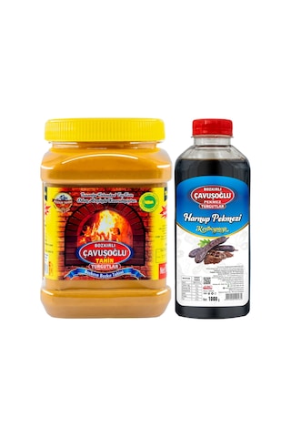 Çavuşoğlu Tahin Kepeksiz 930 G + Çavuşoğlu Keçiboynuzu Pekmezi 1 KG