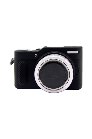Panasonic Lumix Gf10 İçin Puluz Yumuşak Silikon Koruyucu Kılıf Siyah Diğer