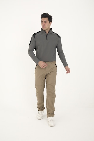 Camp Scoutland Camp595 Outdoor Tactical Softshell Su Ve Rüzgara Dayanıklı İçi Polarlı Kışlık Erkek Taktik Pantolon Bej Bej