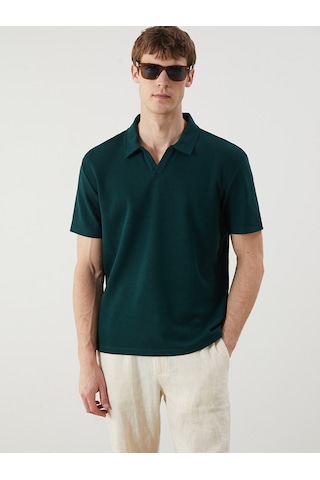 Lcw Vision Petrol Polo Yaka Pike Erkek Tişört