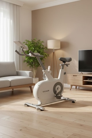 Manyetik Kondisyon Bisikleti 4 Kg Volan, 120 Kg Kapasite, Uygulamalı, 9 Kademe Direnç, Nabız Ölçer