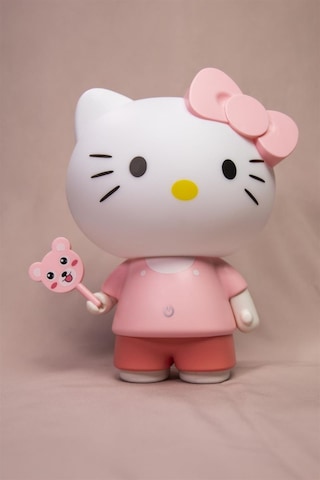 Hello Kitty Dekoratif 3 Kademeli Led Başucu Gece Lambası Çok Renkli