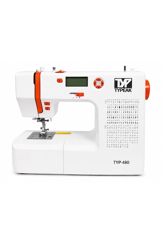 Typeak Typ-480 Elektronik Ev Tipi Dikiş Makinası Beyaz
