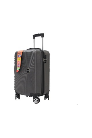 Escape Vlz 072-set Abs 8 Tekerlekli Büyük, Orta, Kabin Boy Valiz, Bavul Seti, Antrasit