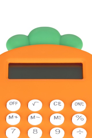 Hesap Makinesi - Havuç Figürlü Turuncu