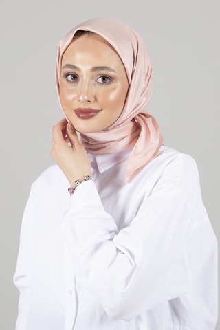 Latte Brisa Vual Eşarp /1196 - Pudra