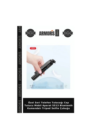 Özel Seri Telefon Tutacağı Cep Tutucu Mobil Aparat Ss13 Bluetooth Kumandalı Tripod Selfie Çubuğu